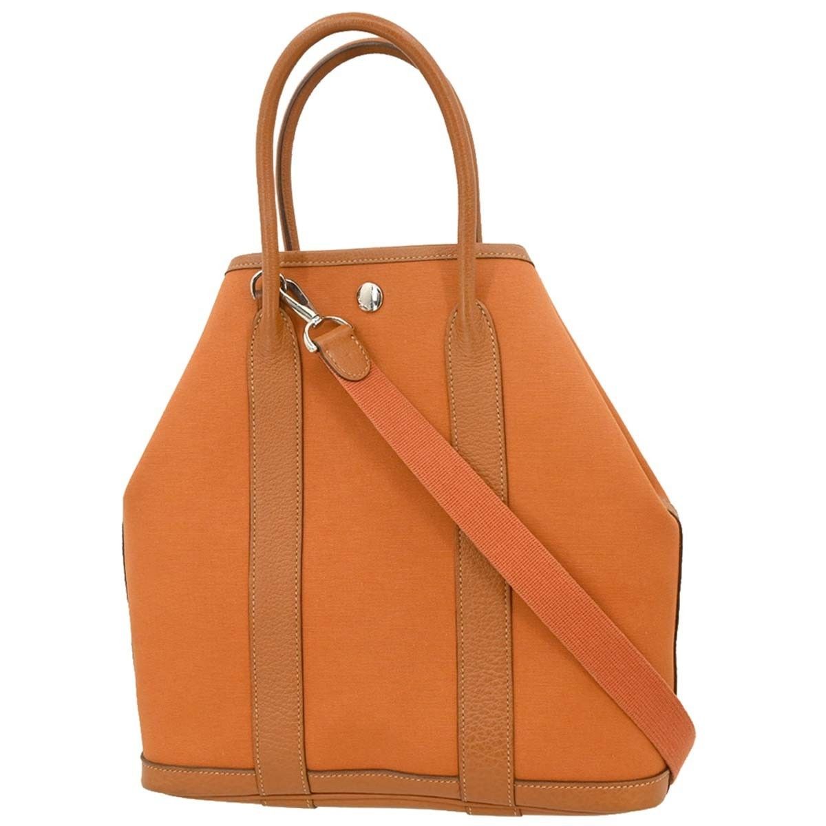 Hermes Hermes Garden File Tote Toile and Leather Size ONE SIZE - 2 Thumbnail