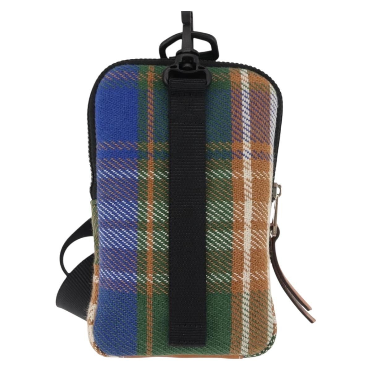 Loewe Loewe Eye/Loewe/Nature Zip Neck Pouch Canvas with Applique Size ONE SIZE - 2 Thumbnail