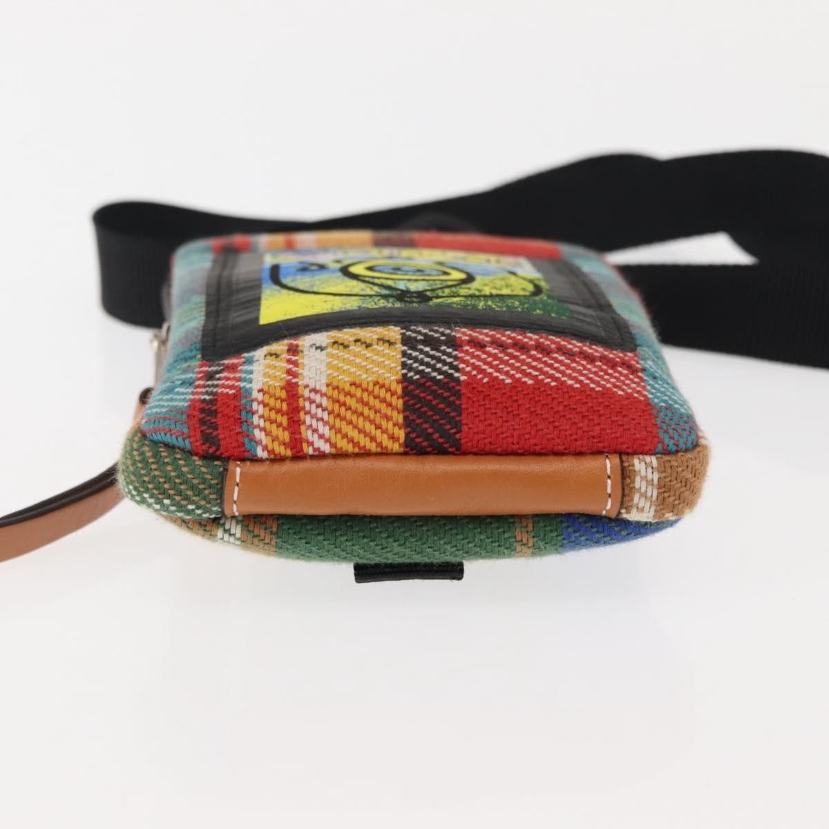Loewe Loewe Eye/Loewe/Nature Zip Neck Pouch Canvas with Applique Size ONE SIZE - 18 Thumbnail