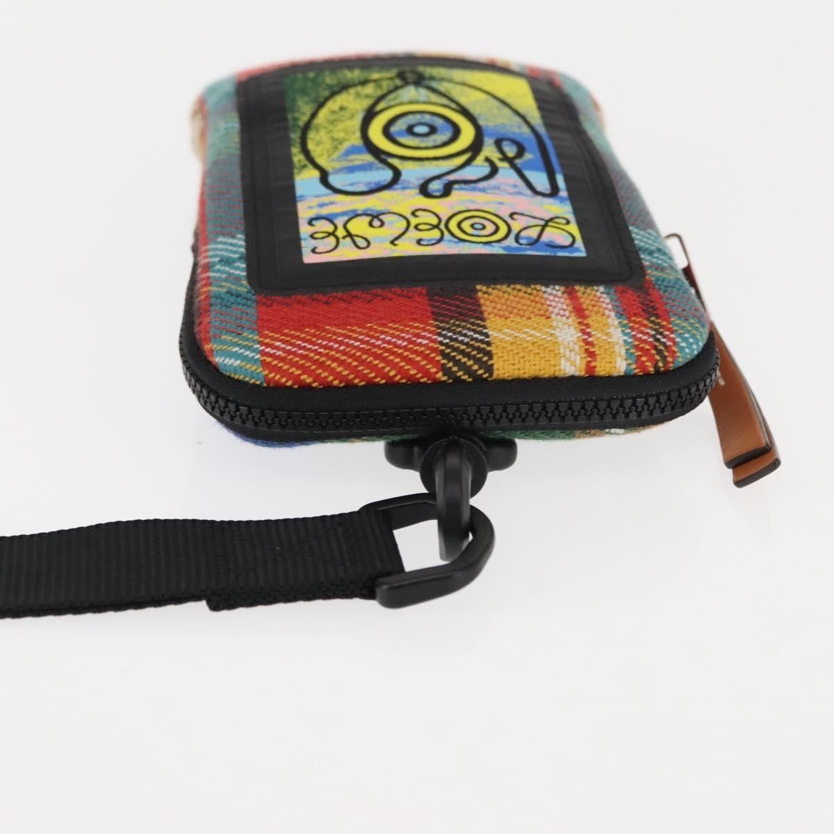 Loewe Loewe Eye/Loewe/Nature Zip Neck Pouch Canvas with Applique Size ONE SIZE - 14 Thumbnail