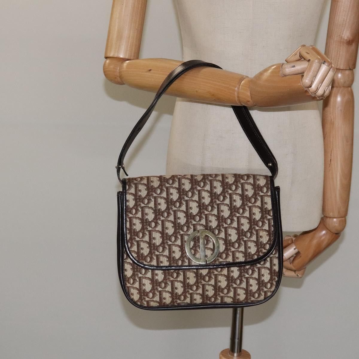 Dior Christian Dior Vintage CD Flap Shoulder Bag Canvas Size ONE SIZE - 13 Thumbnail