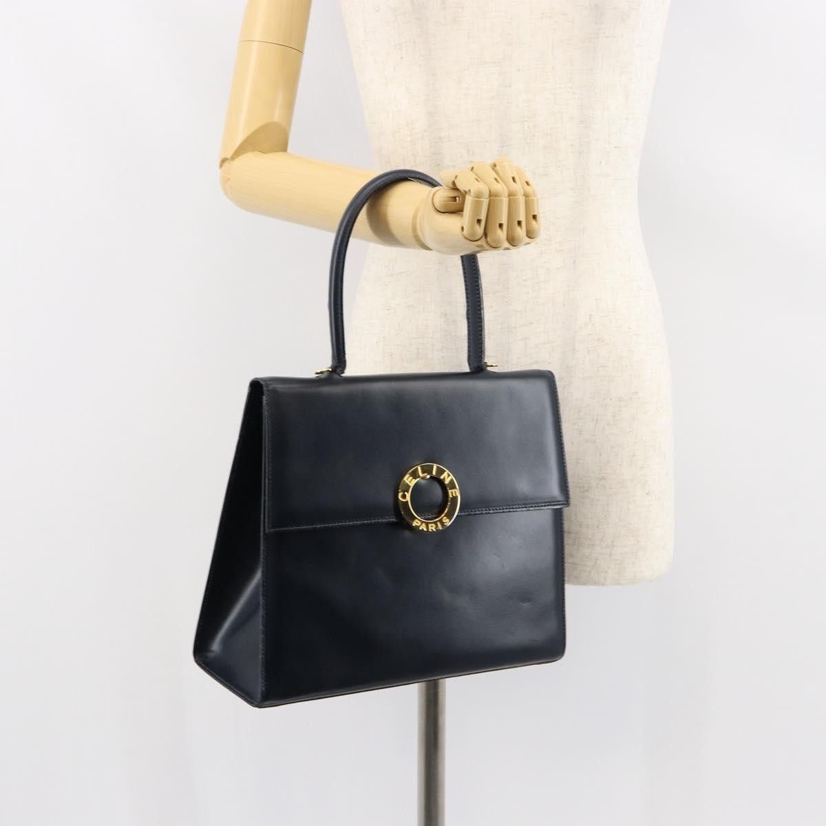 Celine Celine Circle Logo Handbag Leather Size ONE SIZE - 14 Thumbnail