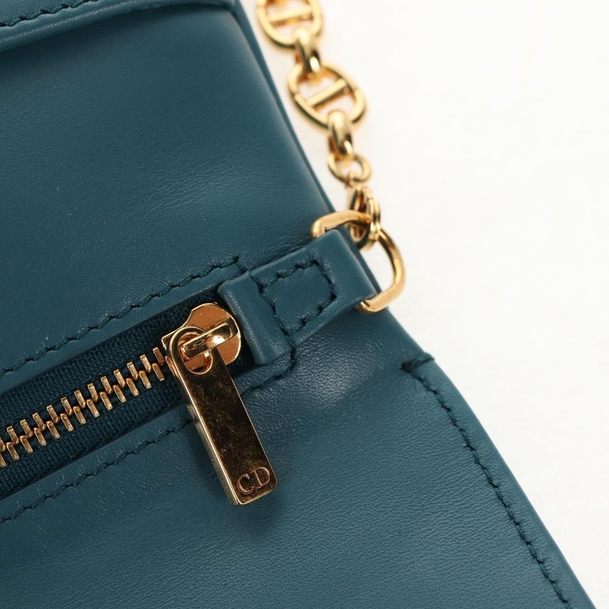 Dior Christian Dior DiorDouble Chain Bag Leather Size ONE SIZE - 17 Thumbnail
