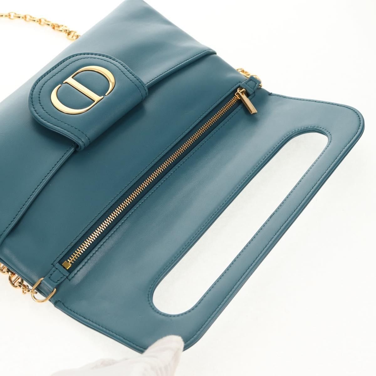 Dior Christian Dior DiorDouble Chain Bag Leather Size ONE SIZE - 19 Thumbnail