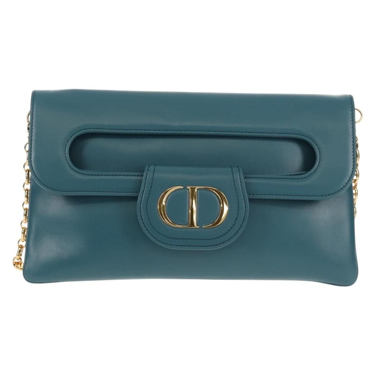 Dior Christian Dior DiorDouble Chain Bag Leather Size ONE SIZE - 20 Thumbnail