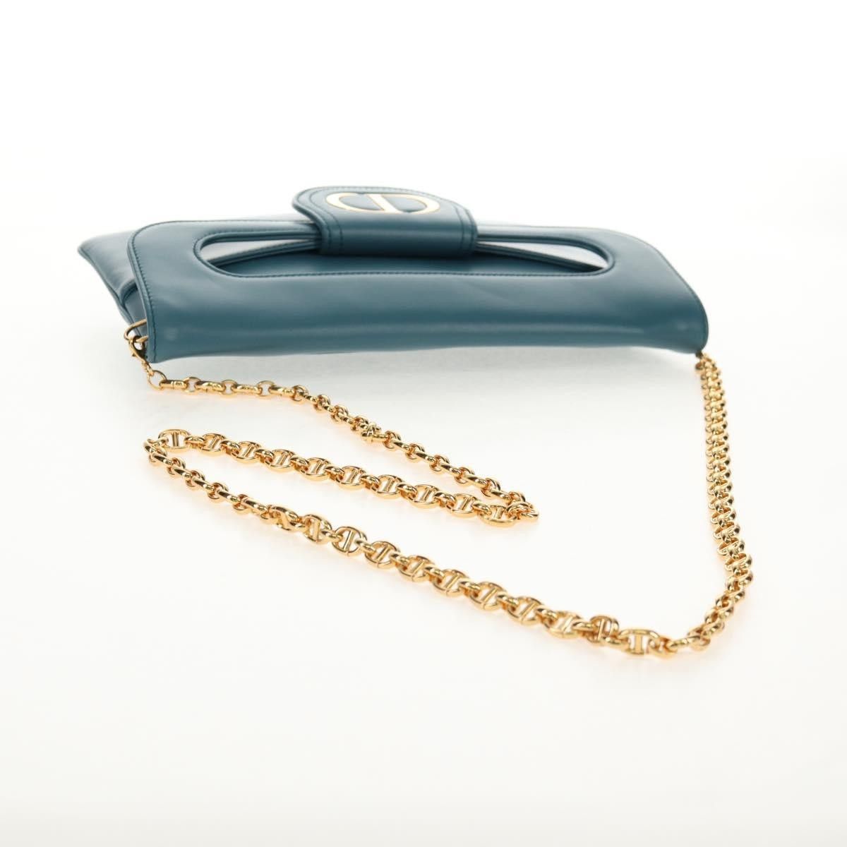 Dior Christian Dior DiorDouble Chain Bag Leather Size ONE SIZE - 8 Thumbnail