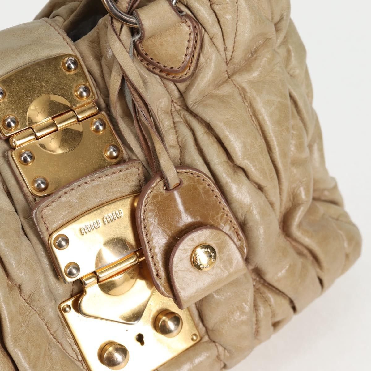 Miu Miu Miu Miu Coffer Convertible Satchel Leather Size ONE SIZE - 16 Thumbnail