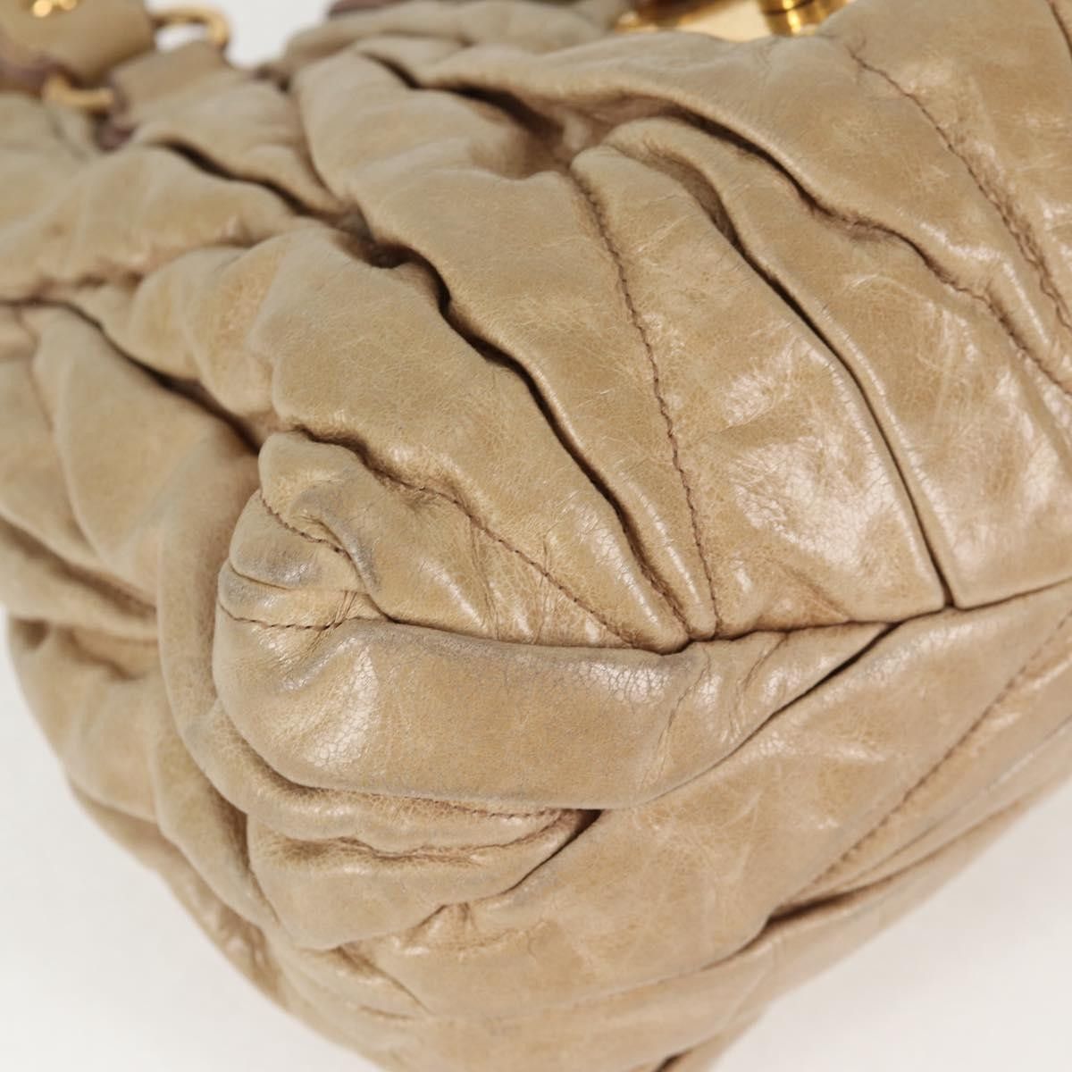 Miu Miu Miu Miu Coffer Convertible Satchel Leather Size ONE SIZE - 9 Thumbnail