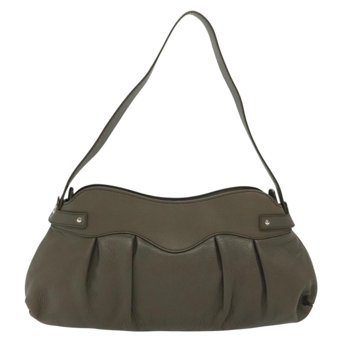 Salvatore Ferragamo Salvatore Ferragamo Gancini Shoulder Bag Leather Size ONE SIZE - 2 Thumbnail
