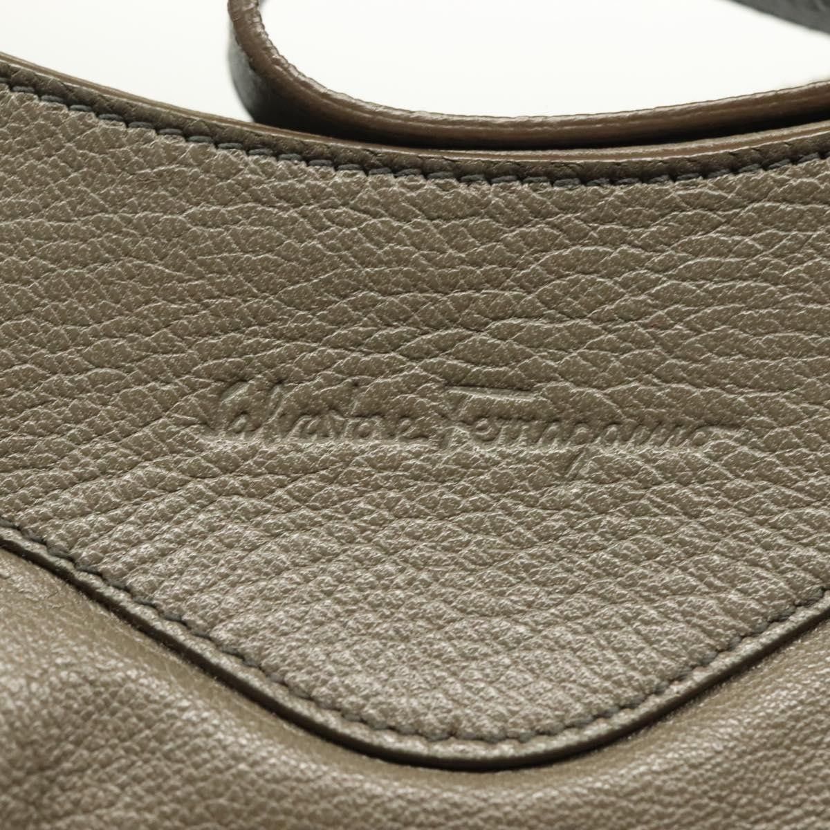 Salvatore Ferragamo Salvatore Ferragamo Gancini Shoulder Bag Leather Size ONE SIZE - 19 Thumbnail