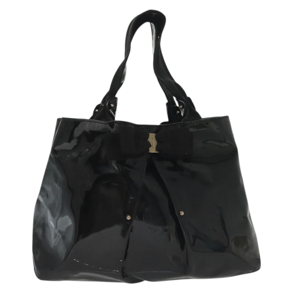 Salvatore Ferragamo Salvatore Ferragamo Vala tote Patent Leather Size ONE SIZE - 16 Thumbnail