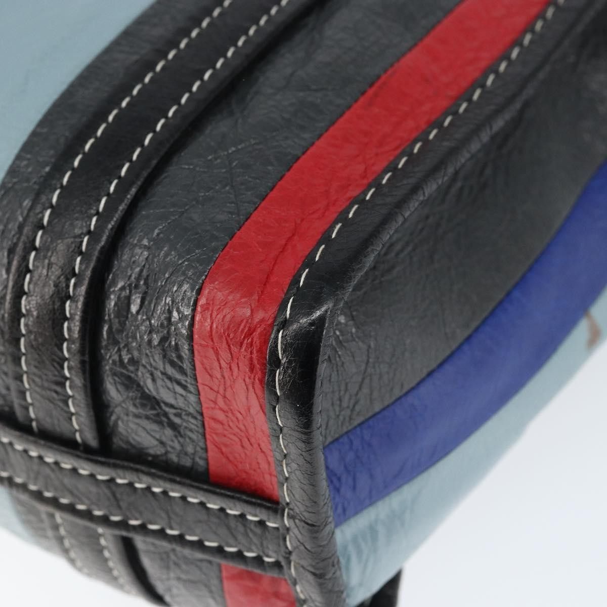 Balenciaga Balenciaga Bazar Convertible Tote Striped Leather Size ONE SIZE - 9 Thumbnail