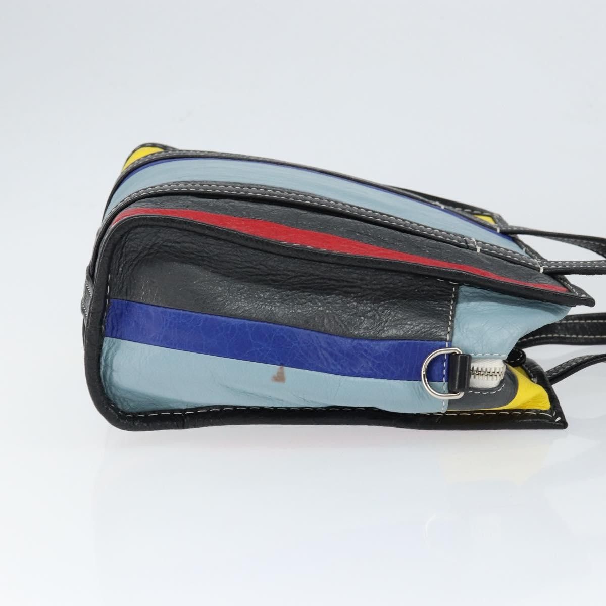Balenciaga Balenciaga Bazar Convertible Tote Striped Leather Size ONE SIZE - 3 Thumbnail