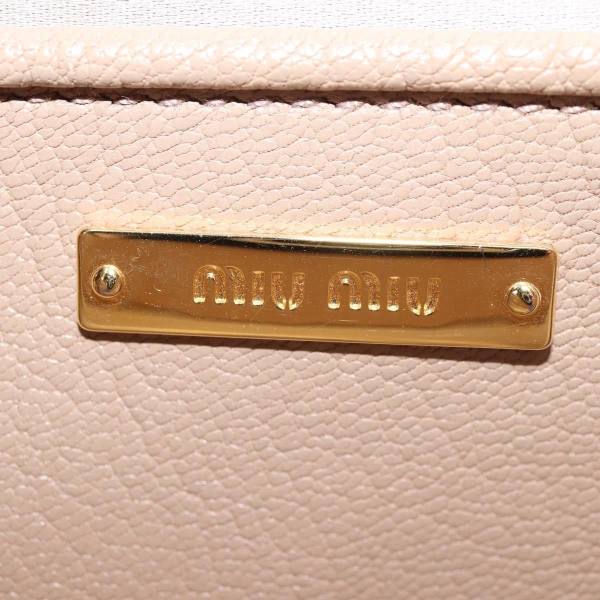 Miu Miu Miu Miu Madras Convertible Lock Tote Leather Size ONE SIZE - 6 Thumbnail