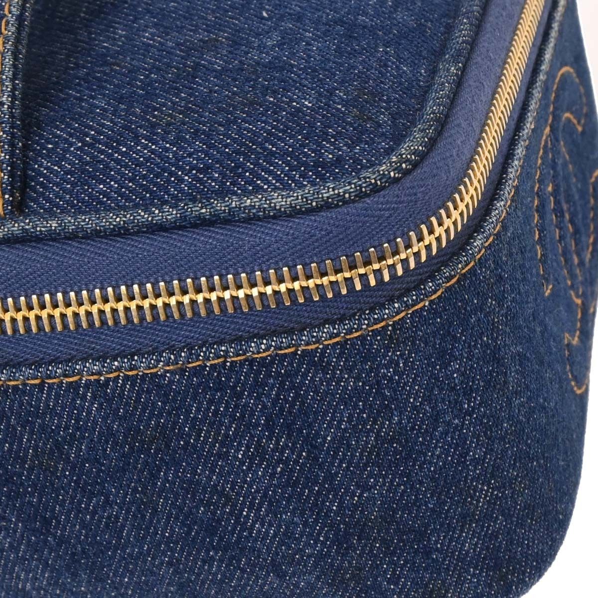 Chanel Chanel Vintage CC Vanity Case Denim Size ONE SIZE - 7 Thumbnail