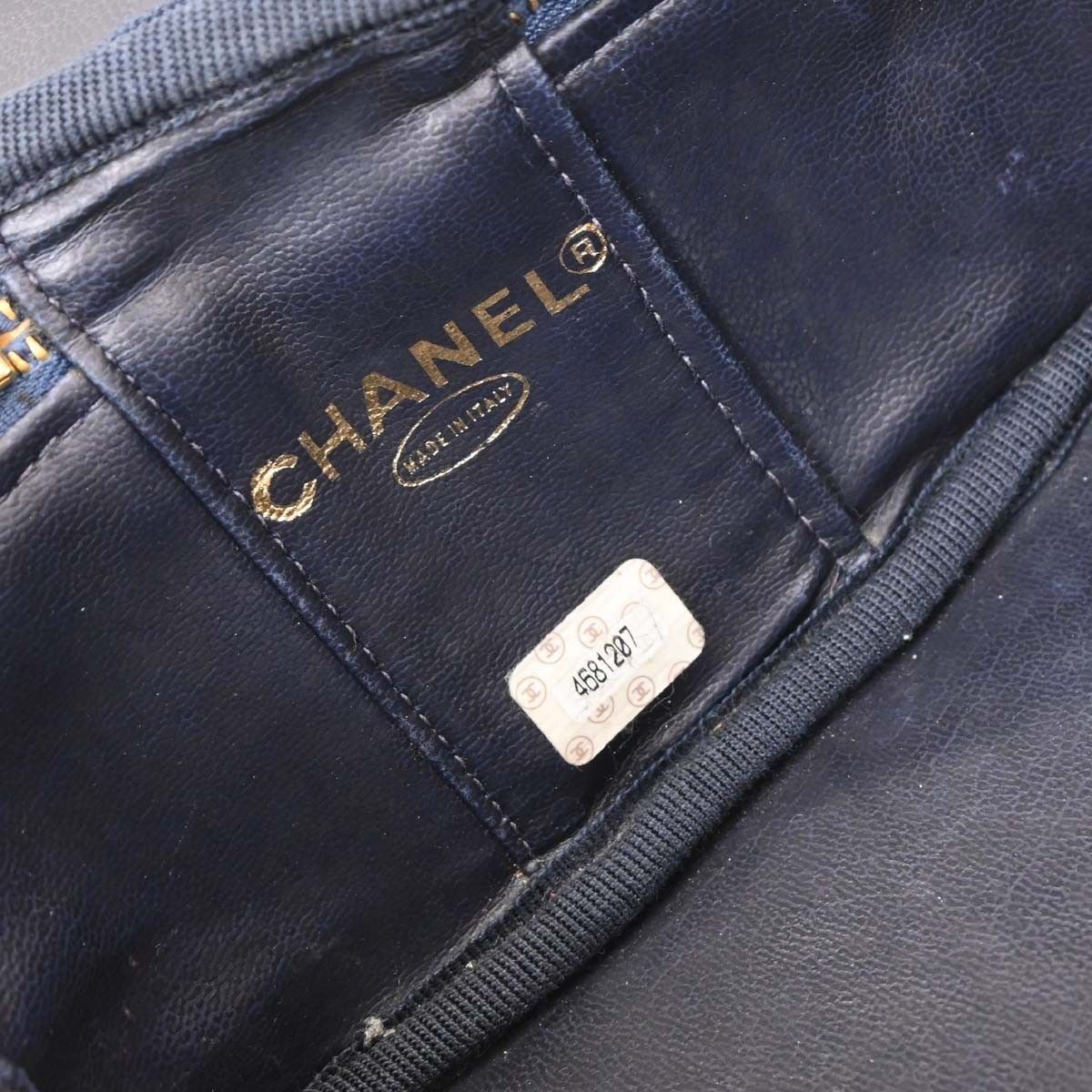 Chanel Chanel Vintage CC Vanity Case Denim Size ONE SIZE - 4 Thumbnail