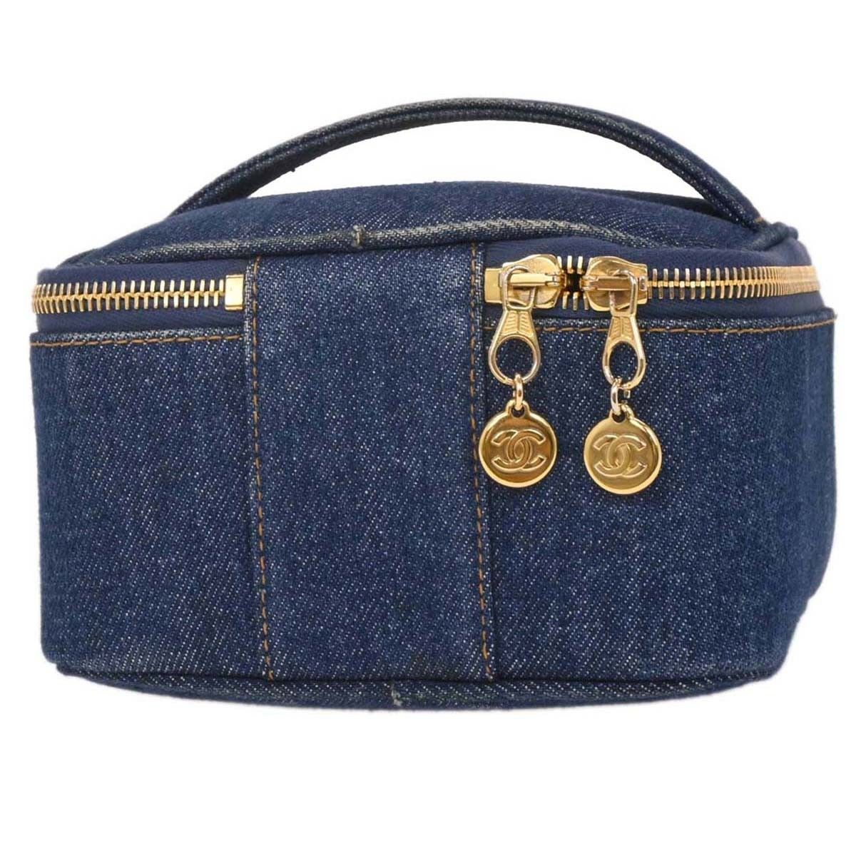 Chanel Chanel Vintage CC Vanity Case Denim Size ONE SIZE - 2 Thumbnail