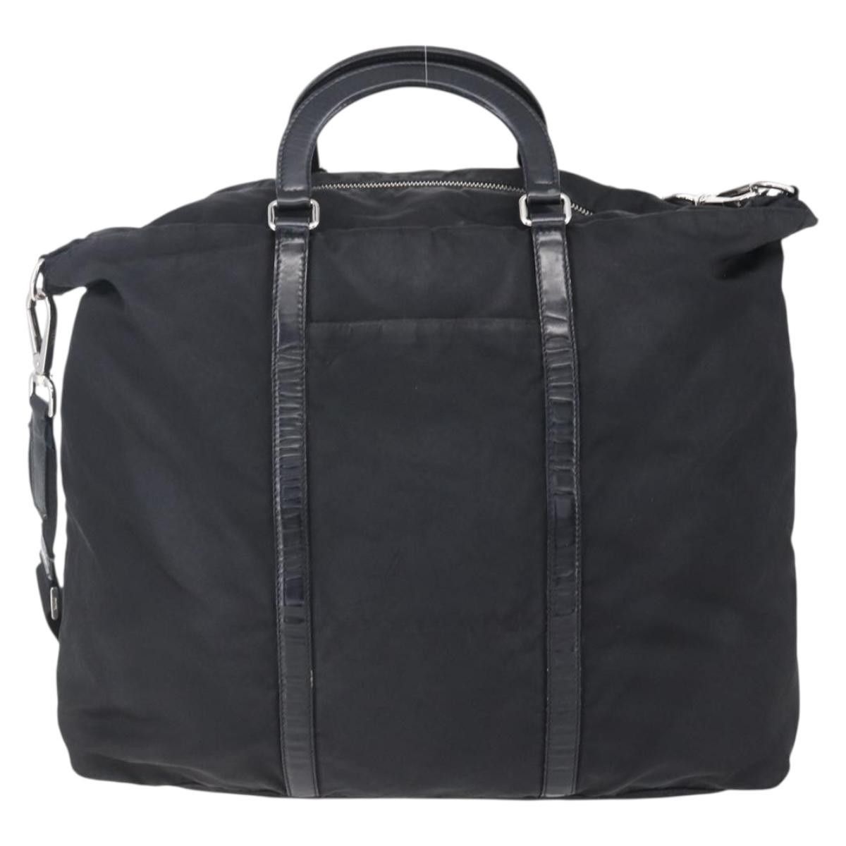 Prada Prada Vintage Tote Tessuto with Leather Size ONE SIZE - 2 Thumbnail