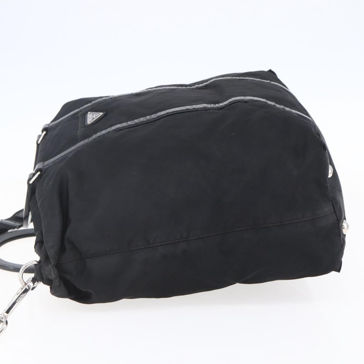 Prada Prada Vintage Tote Tessuto with Leather Size ONE SIZE - 3 Thumbnail