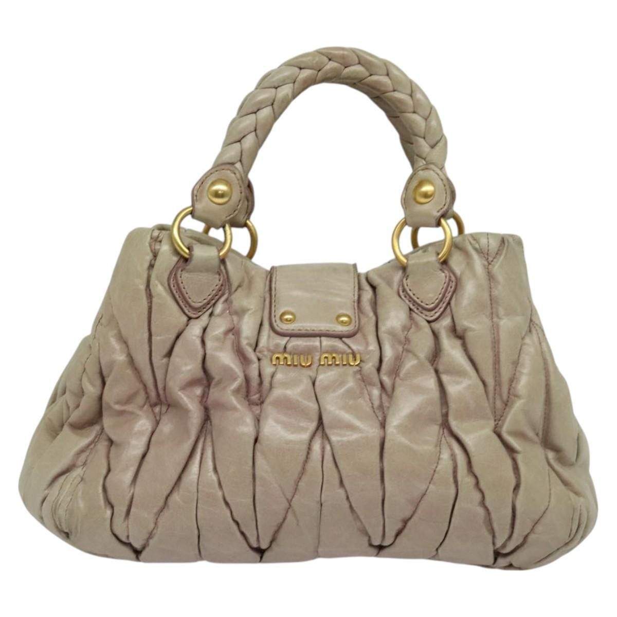 Miu Miu Miu Miu Coffer Convertible Satchel Matelasse Leather Size ONE SIZE - 2 Thumbnail