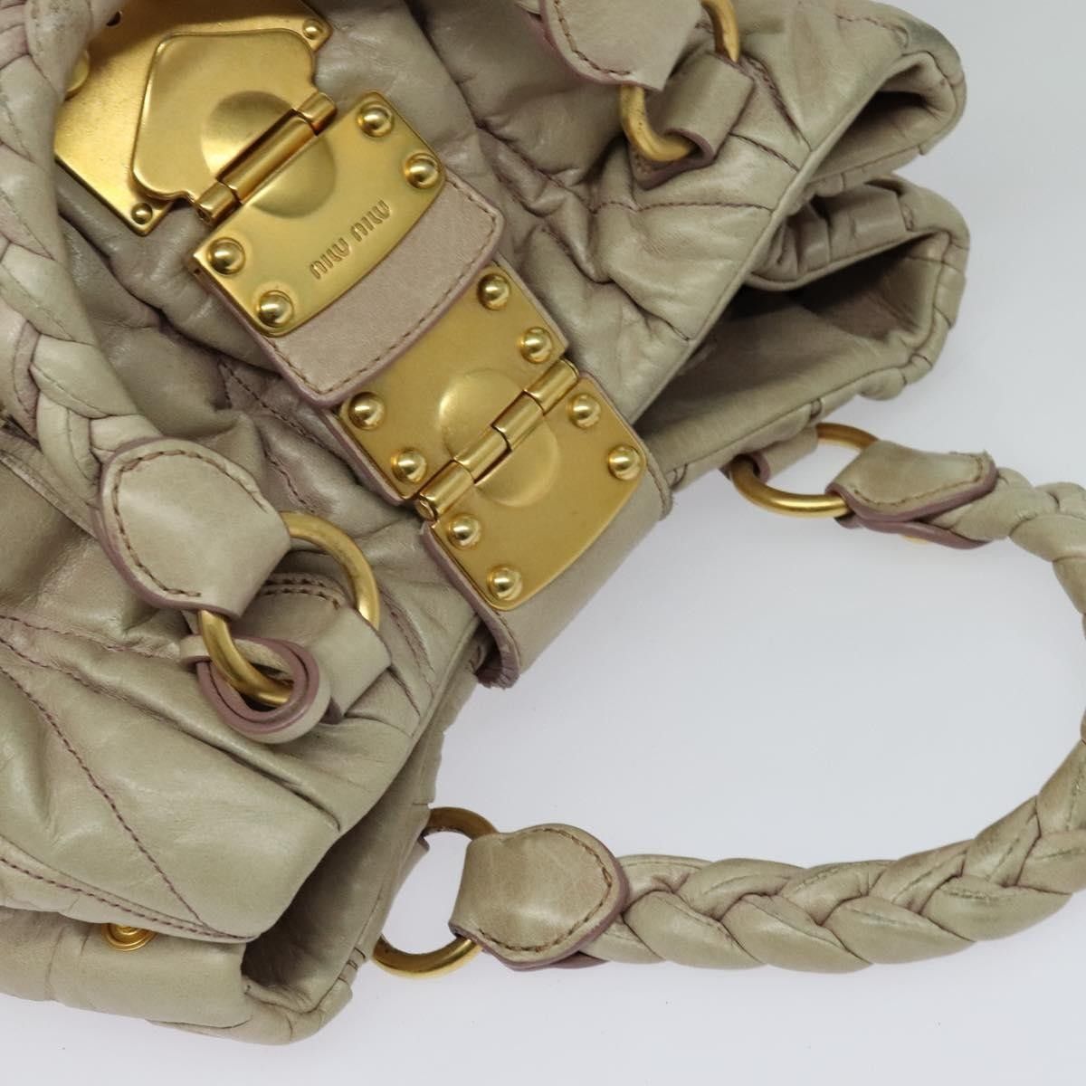 Miu Miu Miu Miu Coffer Convertible Satchel Matelasse Leather Size ONE SIZE - 15 Thumbnail
