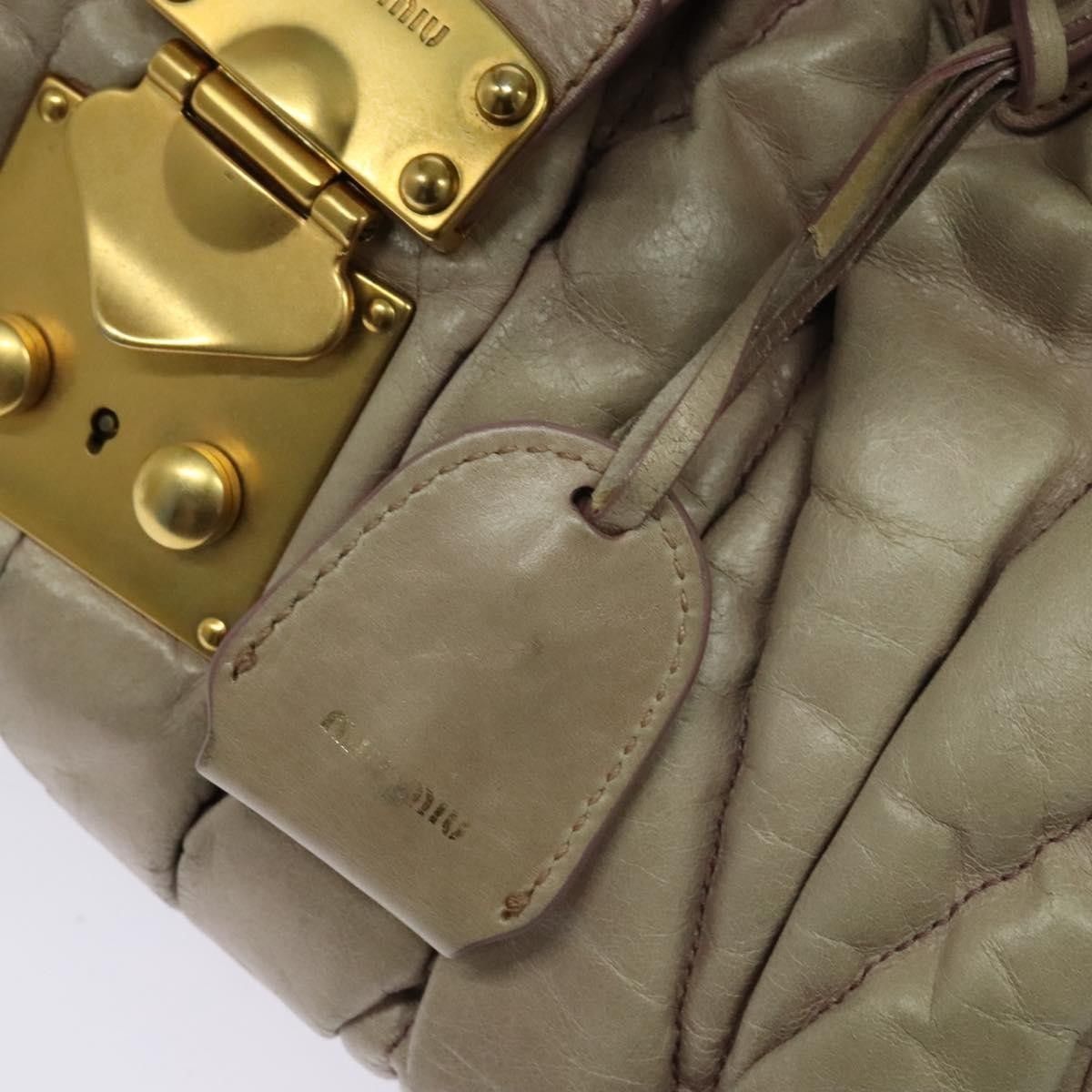 Miu Miu Miu Miu Coffer Convertible Satchel Matelasse Leather Size ONE SIZE - 16 Thumbnail