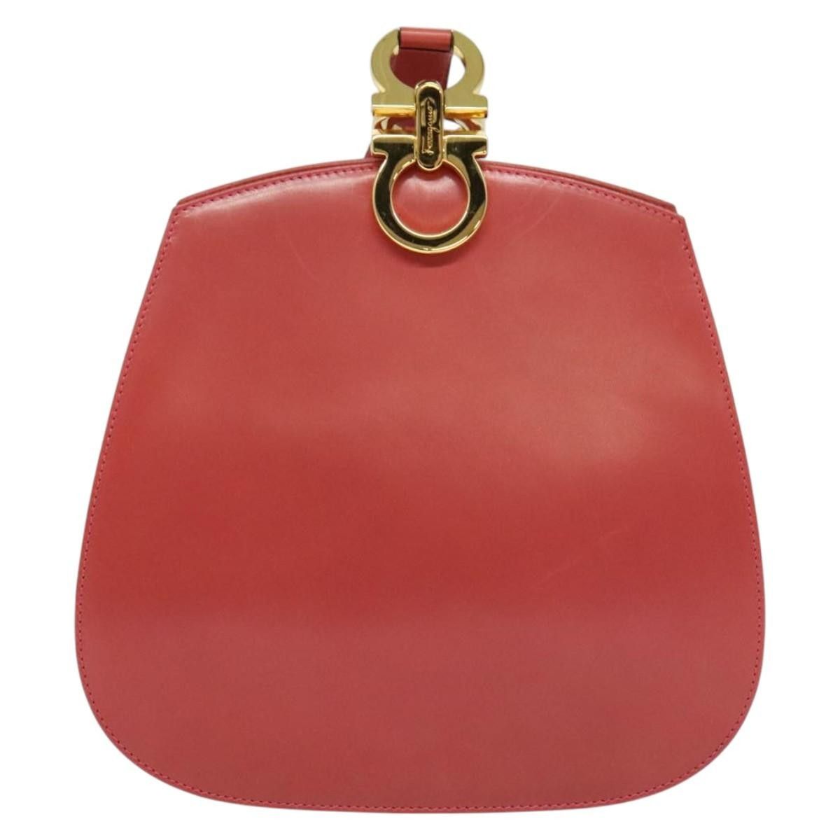 Salvatore Ferragamo Salvatore Ferragamo Gancini Shoulder Bag Leather Size ONE SIZE - 2 Thumbnail