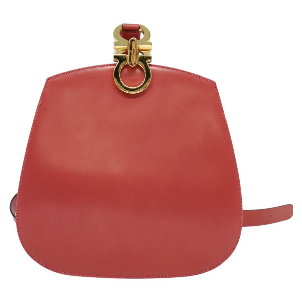 Salvatore Ferragamo Salvatore Ferragamo Gancini Shoulder Bag Leather Size ONE SIZE - 17 Thumbnail
