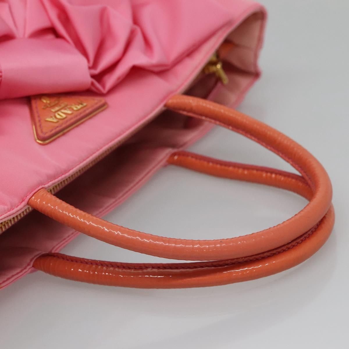 Prada Prada Logo Bow Convertible Tote Tessuto with Leather Size ONE SIZE - 8 Thumbnail
