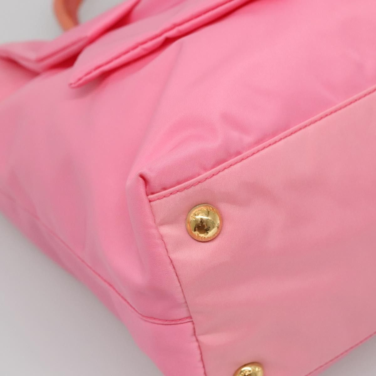Prada Prada Logo Bow Convertible Tote Tessuto with Leather Size ONE SIZE - 11 Thumbnail