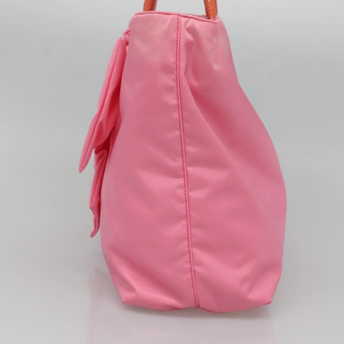 Prada Prada Logo Bow Convertible Tote Tessuto with Leather Size ONE SIZE - 4 Thumbnail