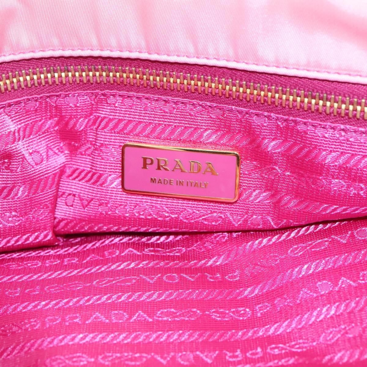 Prada Prada Logo Bow Convertible Tote Tessuto with Leather Size ONE SIZE - 6 Thumbnail