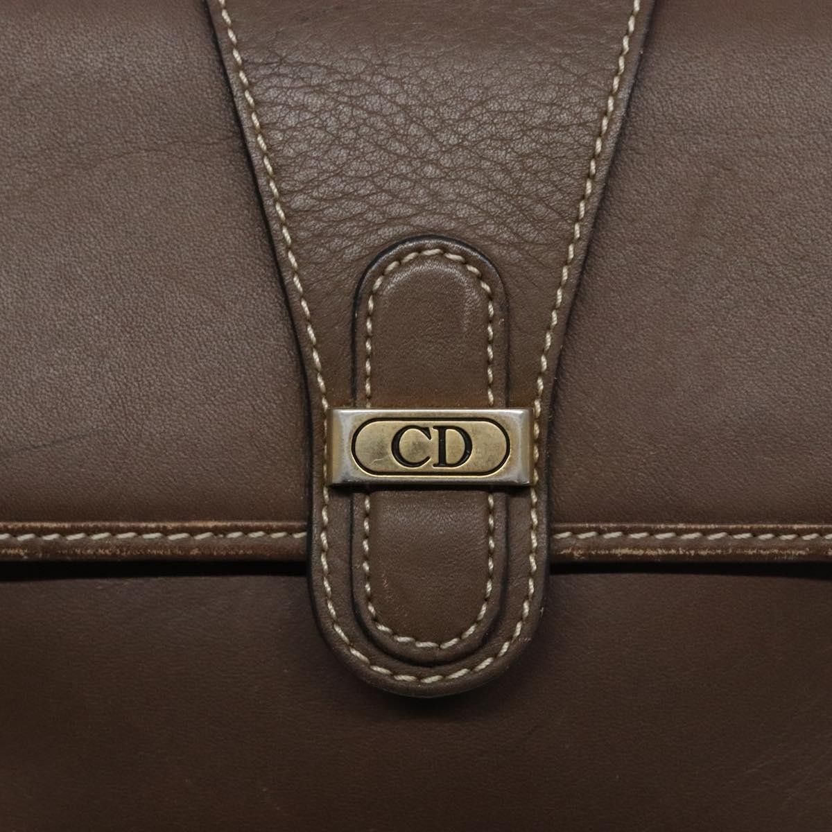 Dior Christian Dior Vintage CD Flap Shoulder Bag Leather Size ONE SIZE - 18 Thumbnail