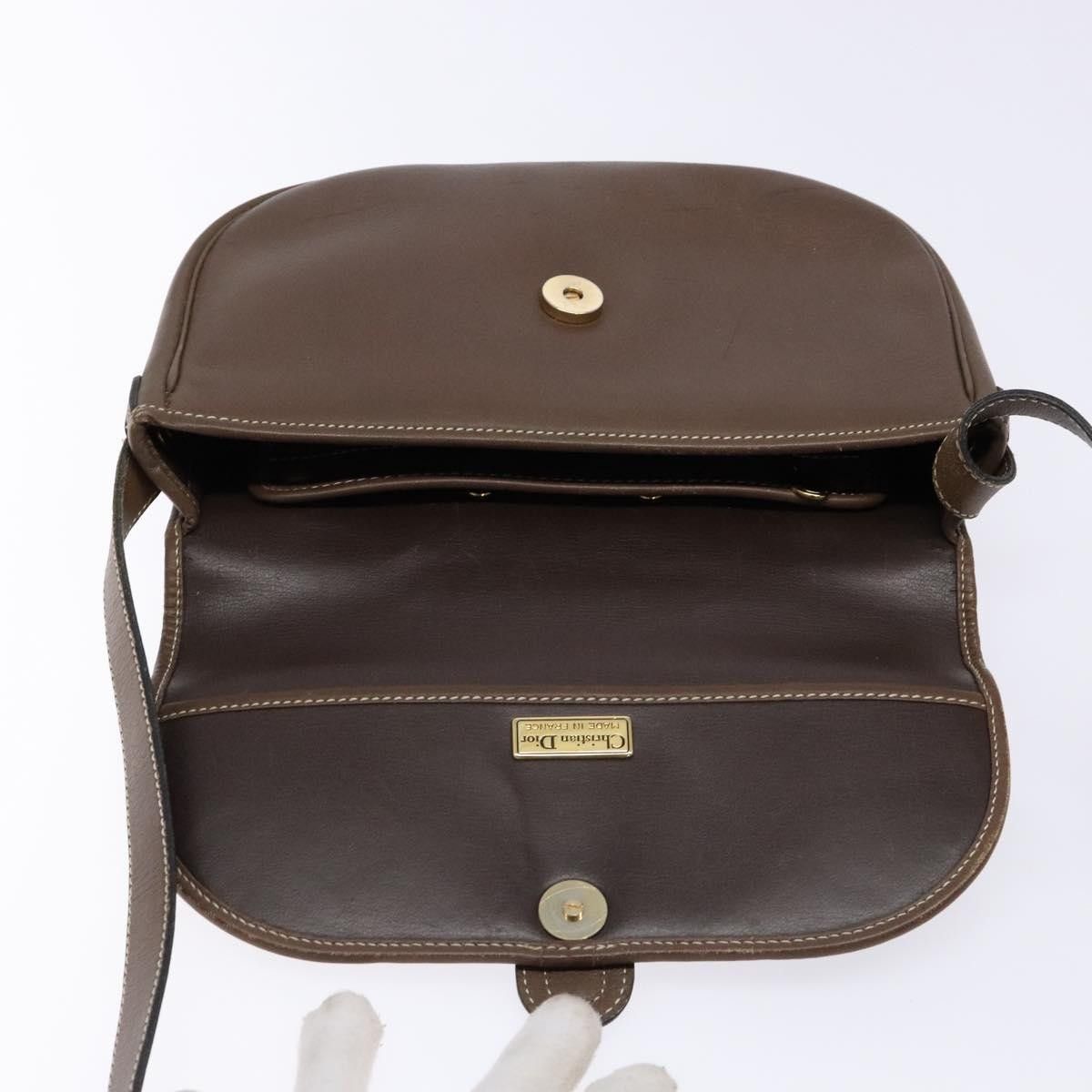 Dior Christian Dior Vintage CD Flap Shoulder Bag Leather Size ONE SIZE - 19 Thumbnail