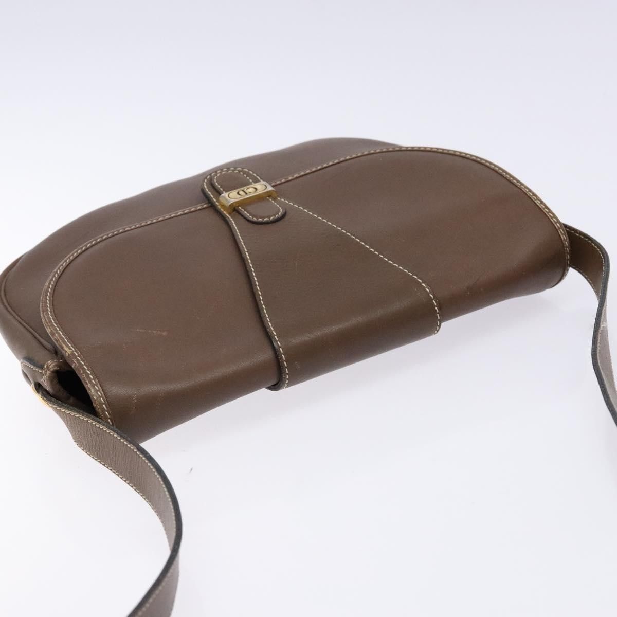 Dior Christian Dior Vintage CD Flap Shoulder Bag Leather Size ONE SIZE - 6 Thumbnail