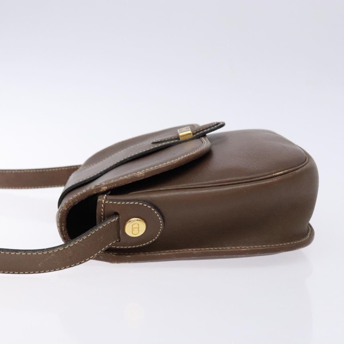 Dior Christian Dior Vintage CD Flap Shoulder Bag Leather Size ONE SIZE - 4 Thumbnail