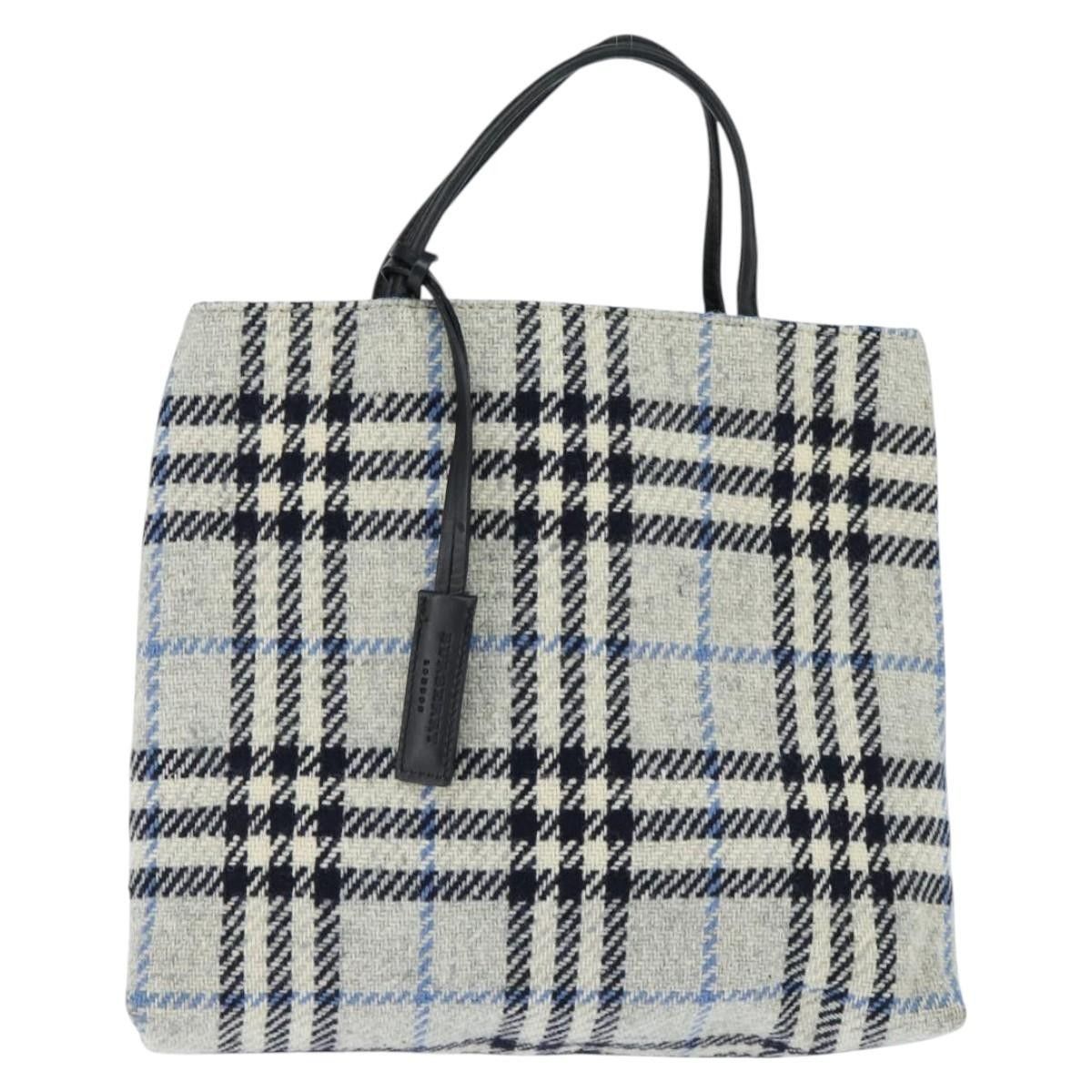 Burberry Burberry Nova Check Handbag Tweed Size ONE SIZE - 17 Thumbnail