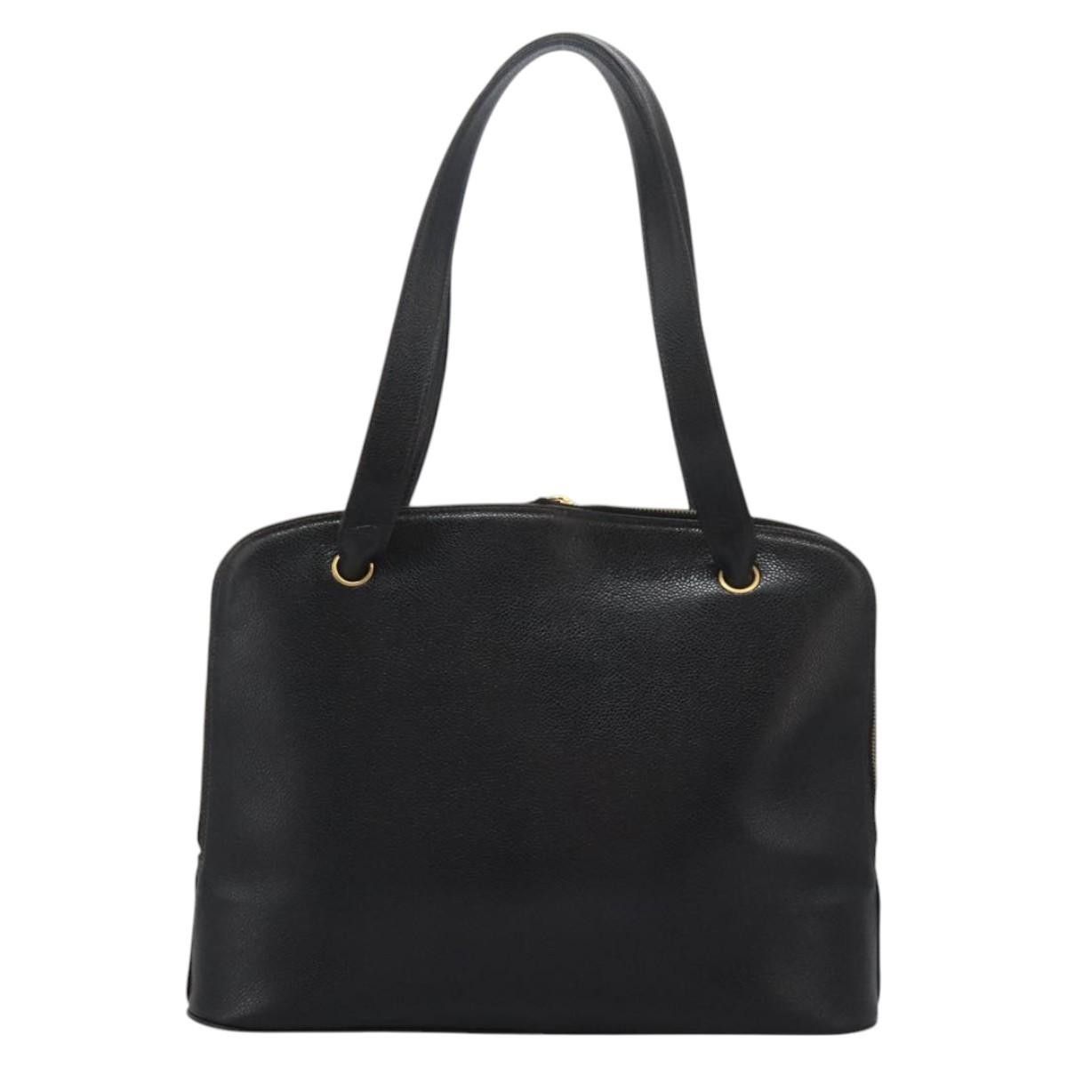 Chanel Vintage CC Dome Bag Leather