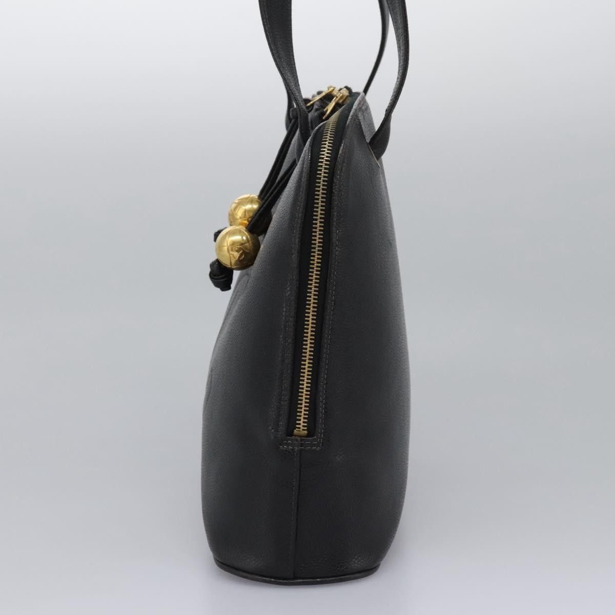 Chanel Vintage CC Dome Bag Leather
