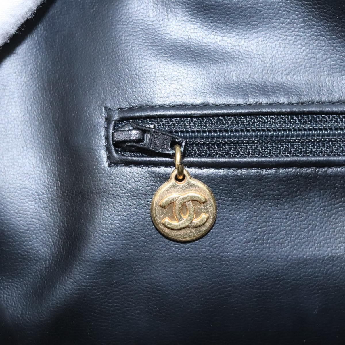 Chanel Vintage CC Dome Bag Leather