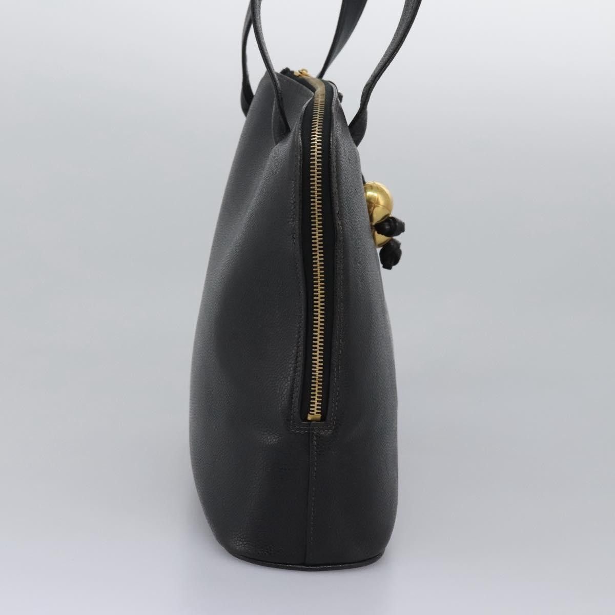 Chanel Vintage CC Dome Bag Leather