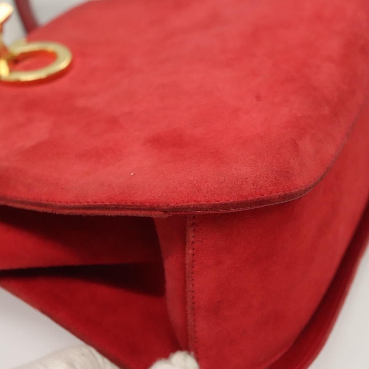 Salvatore Ferragamo Salvatore Ferragamo Gancini Shoulder Bag Suede Size ONE SIZE - 8 Thumbnail