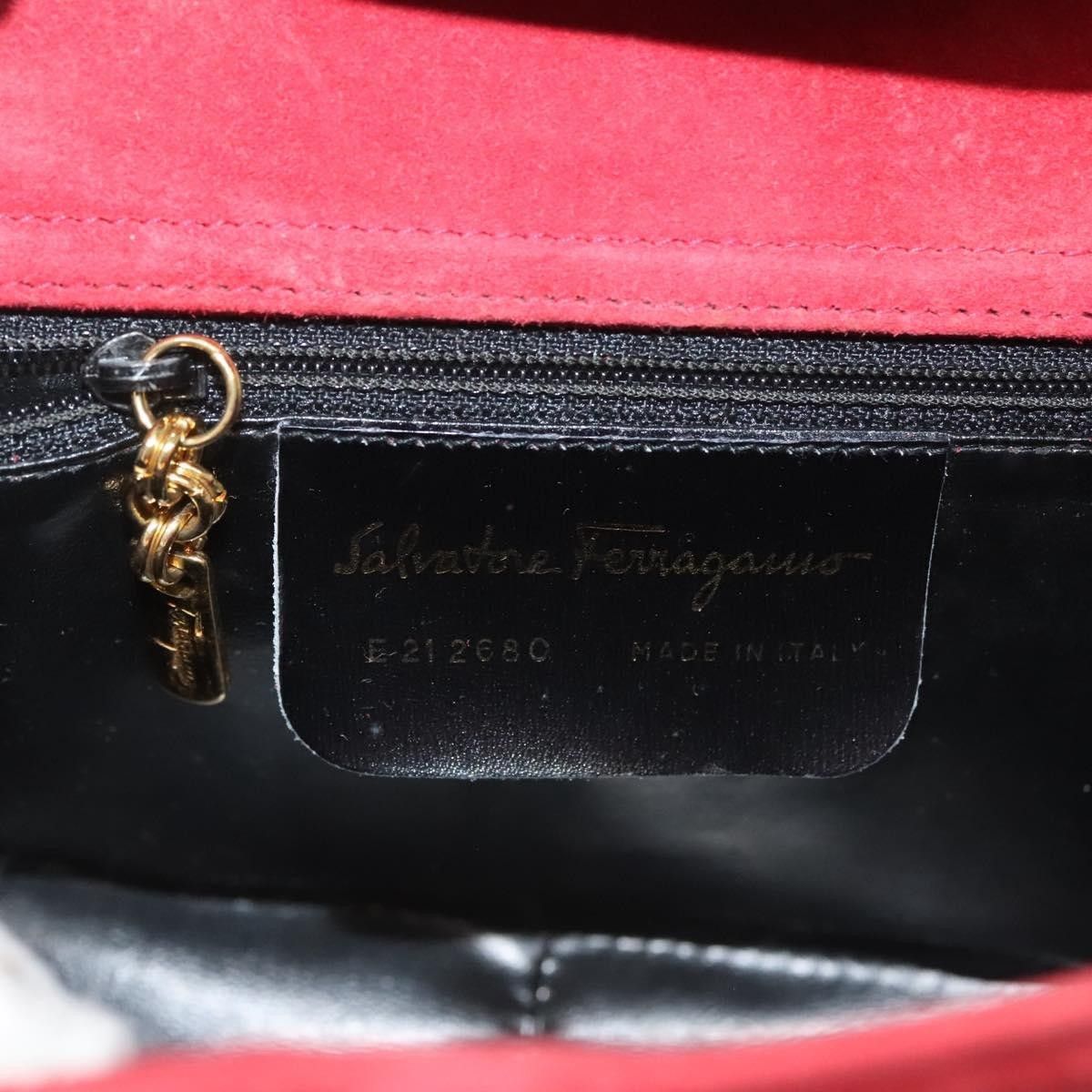 Salvatore Ferragamo Salvatore Ferragamo Gancini Shoulder Bag Suede Size ONE SIZE - 6 Thumbnail