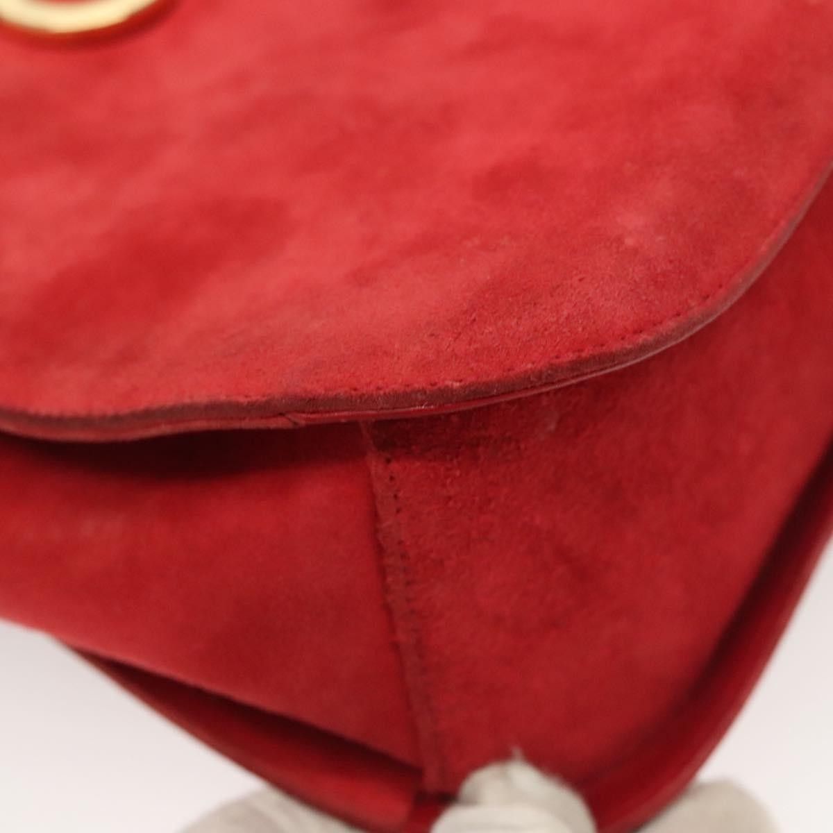 Salvatore Ferragamo Salvatore Ferragamo Gancini Shoulder Bag Suede Size ONE SIZE - 11 Thumbnail