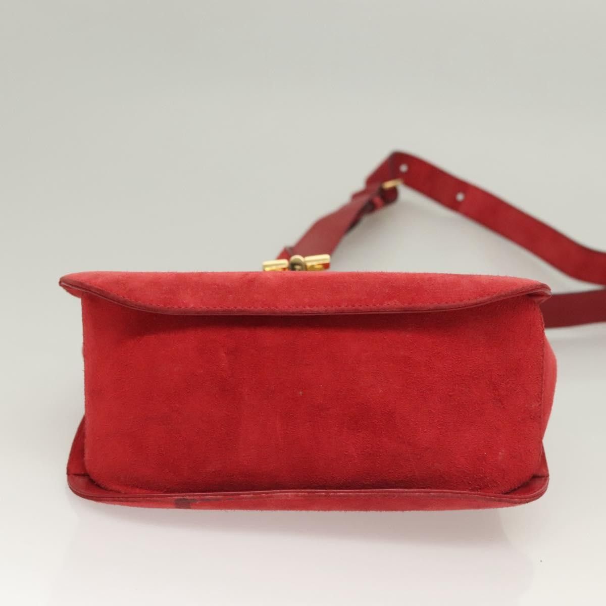 Salvatore Ferragamo Salvatore Ferragamo Gancini Shoulder Bag Suede Size ONE SIZE - 14 Thumbnail