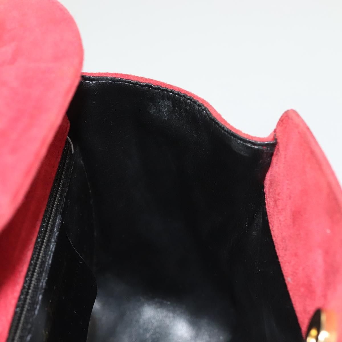 Salvatore Ferragamo Salvatore Ferragamo Gancini Shoulder Bag Suede Size ONE SIZE - 18 Thumbnail