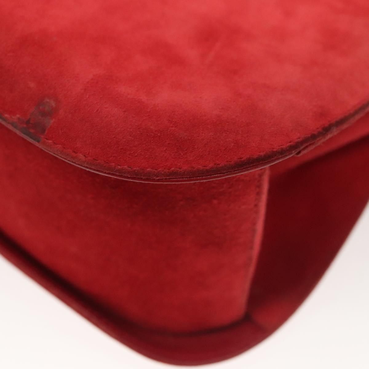 Salvatore Ferragamo Salvatore Ferragamo Gancini Shoulder Bag Suede Size ONE SIZE - 10 Thumbnail