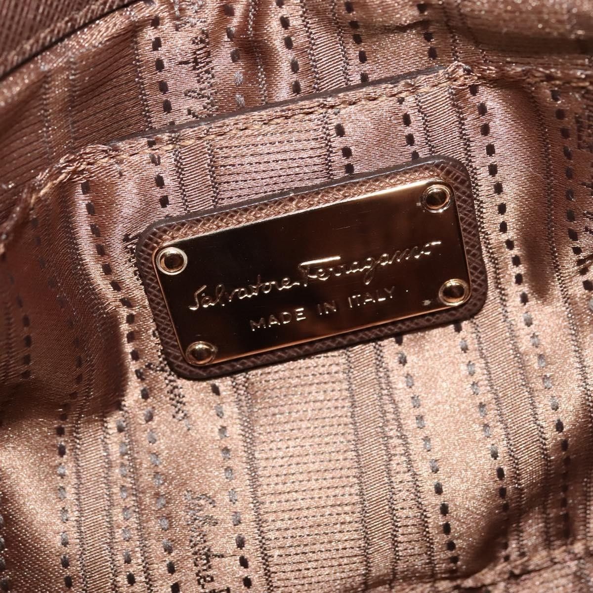 Salvatore Ferragamo Salvatore Ferragamo Gancini Chain Shoulder bag Leather Size ONE SIZE - 6 Thumbnail