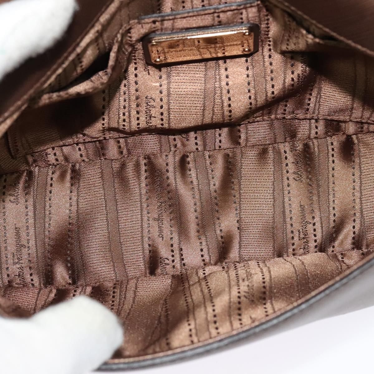 Salvatore Ferragamo Salvatore Ferragamo Gancini Chain Shoulder bag Leather Size ONE SIZE - 5 Thumbnail