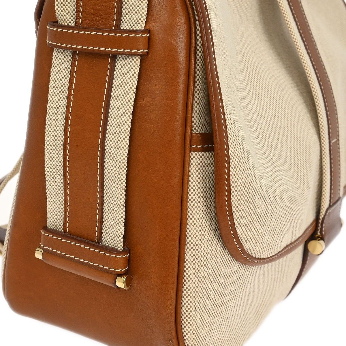 Hermes Hermes Bourlingue Messenger Bag Toile with Leather Size ONE SIZE - 9 Thumbnail
